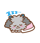 おちゃめなプードル クー＆チョコ（個別スタンプ：15）