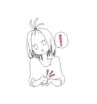 ジト目少女（個別スタンプ：11）