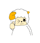 変なひつじ（個別スタンプ：40）