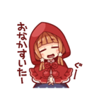 赤ずきんさんの一日（個別スタンプ：36）