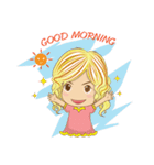 Lovely Blonde Girl（個別スタンプ：15）