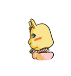 うさぎを被った少女（個別スタンプ：10）