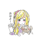 女の子のよくある日常 2（個別スタンプ：1）