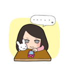 かわいい女の子のスタンプです（個別スタンプ：22）