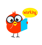 Colorful Chicks ver English（個別スタンプ：6）