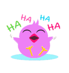 Colorful Chicks ver English（個別スタンプ：11）