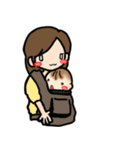 赤ちゃんと一緒。（個別スタンプ：34）