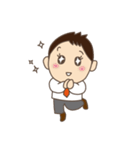 典型的な日本人サラリーマンの日常。（個別スタンプ：10）
