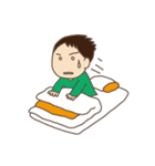 典型的な日本人サラリーマンの日常。（個別スタンプ：37）