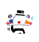 ぱんクロくん（仮） サーカス編（個別スタンプ：32）