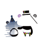 ぱんクロくん（仮） サーカス編（個別スタンプ：40）