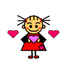 りんご大好き、りんごちゃん 1（文字なし）（個別スタンプ：24）