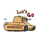 ぼく戦車くん（個別スタンプ：34）