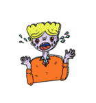 Zombies Villa (English version)（個別スタンプ：39）