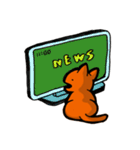 アゴシロ猫マーフィン（個別スタンプ：22）