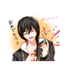 エルフ系少女と三つ編み系男子（個別スタンプ：8）