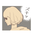 女子高生モヤコの漫画的コマスタンプ（個別スタンプ：32）