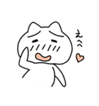 てれてれネコ（個別スタンプ：38）