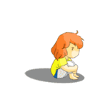 目を見てくれない彼女たち・・・（個別スタンプ：33）