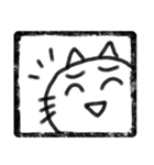 判子風猫スタンプ（個別スタンプ：14）
