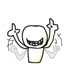 にやり！！ホワイトマン（個別スタンプ：1）