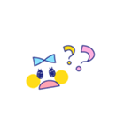 シャーベットカラーな表情（個別スタンプ：28）