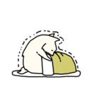しろいオオカミ（個別スタンプ：7）