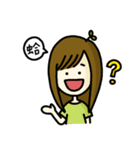 leaf girl！（個別スタンプ：8）