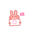 虹色うさちゃんの日常すたんぷ（個別スタンプ：26）