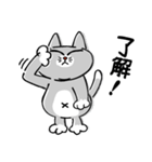 猫のにゃん太とお魚（個別スタンプ：24）