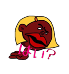 佐藤美咲（妹）佐藤未来（姉）と子犬（個別スタンプ：26）