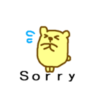 熊かねずみの敬語スタンプ（個別スタンプ：34）