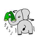 振向きざま（個別スタンプ：7）