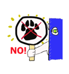 くまこと蘭の犬猫シスターズ（個別スタンプ：9）
