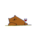 クマとクマパカ（個別スタンプ：21）