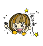 キラキラおめめガール（個別スタンプ：24）