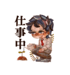メガネだからできること（個別スタンプ：35）