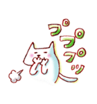 白ねこコマルの日常。2（個別スタンプ：20）