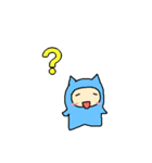 きぐるみ星人（青色特盛り）（個別スタンプ：38）