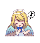 天使と悪魔の表情スタンプ（個別スタンプ：1）
