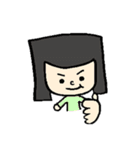 カツラちゃんとお面うさぎのゆるーい日常。（個別スタンプ：17）