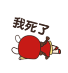 redhood bunny2（個別スタンプ：35）