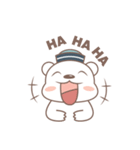 A Cute white bear（個別スタンプ：16）