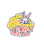 ラブリーな動物のカップケーキ（個別スタンプ：14）