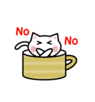 カップ ねこ（個別スタンプ：40）