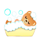 ハッピー テディー 2 (文字無しバージョン)（個別スタンプ：37）