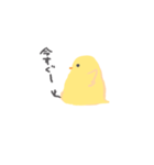 もっちりしたひよこです（個別スタンプ：13）