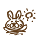 うさぎのうーたん（チョコペンバージョン）（個別スタンプ：22）