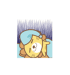 ハッピーなライオンのロリ（個別スタンプ：3）
