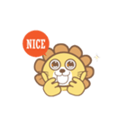 ハッピーなライオンのロリ（個別スタンプ：36）
